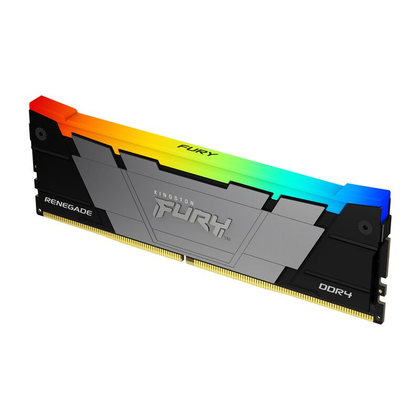 Memoria RAM DIMM FURY Renegade RGB, DDR4 PC4-25600 (3200MHz), 16GB, Non-ECC, CL16, XMP, KINGSTON KF432C16RB12A/16