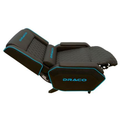 Sofá Gamer Reclinable Dragon XT, Modelo Draco, Hasta 160Kg, Color Negro-Azul, NEXTEP NE-488A