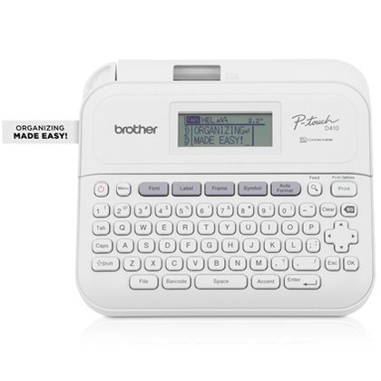 Rotulador Electrónico P-Touch PTD410, Alámbrico USB, 180 dpi, Laminado, Transferencia Térmica, para Escritorio, BROTHER PTD410