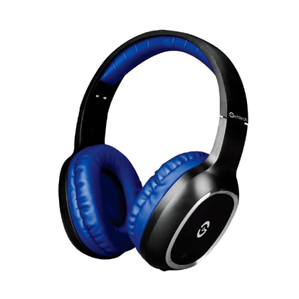 Audífonos Tipo Diadema con Micrófono, Inalámbricos Getttech, Bluetooth, Color Azul, QIAN GH-4640A