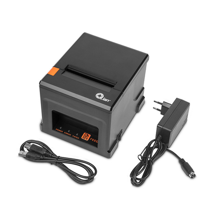 Impresora de Tickets (Miniprinter) Térmica, 80 mm, USB, LAN, Bluetooth, Cortador Automático, Color Negro, QIAN QOP-T80BL-RI