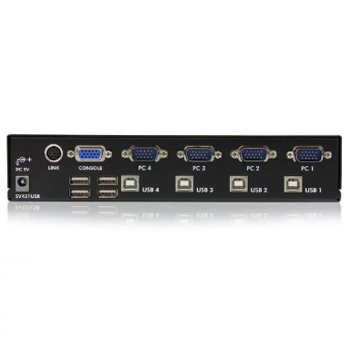 Switch KVM, 4 x VGA, 4 x USB, 1U, STARTECH SV431USB