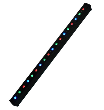 Lámpara LED (Barra), DMX, RGB, Potencia 30W, Color Negro, SCHALTER S-118