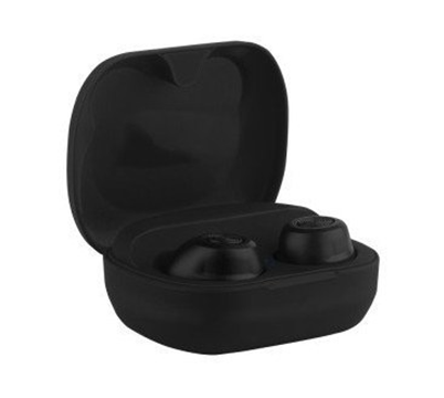 Audífonos Inalámbricos SX60 IN-EAR, Bluetooth 5.0, True Wireless, con Micrófono, Hasta 3.5 Hrs de Uso Continuo, Color Negro, Estuche, ACTECK AC-929752