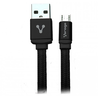Cable de Datos MicroUSB - USB (M-M), Color Negro, Longitud 1.0 Metros, VORAGO CAB-113