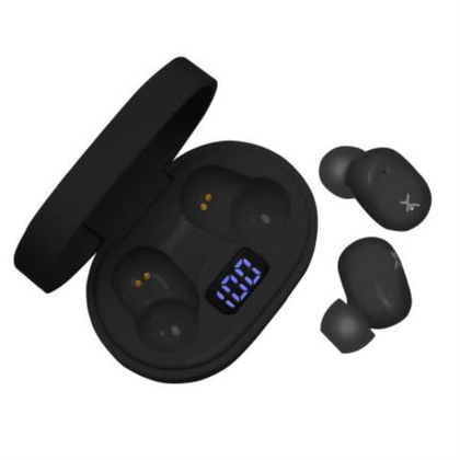 Audífonos Intrauriculares con Micrófono TWS Cherry, Inalámbricos, Bluetooth, Color Negro, PERFECT CHOICE PC-116851