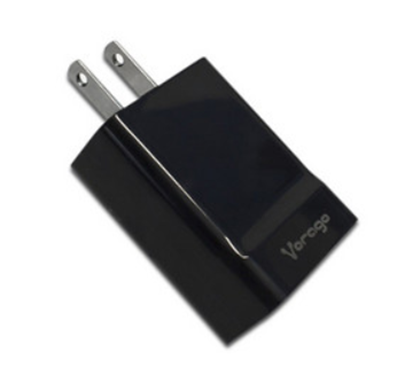 Cargador de Pared, 1 x USB (H) (Fast Charge), Color Negro, VORAGO AU-302-BK