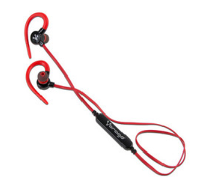 Audífonos Deportivos Con Microfono, Inalámbricos (Bluetooth), Color Rojo, Recargable, VORAGO ESB-300-RO