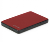 Gabinete P/ Disco Duro, 2.5", Aluminio, USB 2.0, Color Rojo, VORAGO HDD-102-RO