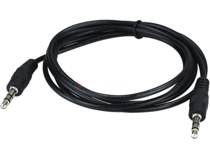 Cable de Audio 3.5 mm - 3.5 mm (M-M), Color Negro, Longitud 90 Centímetros, XTECH XTC-315