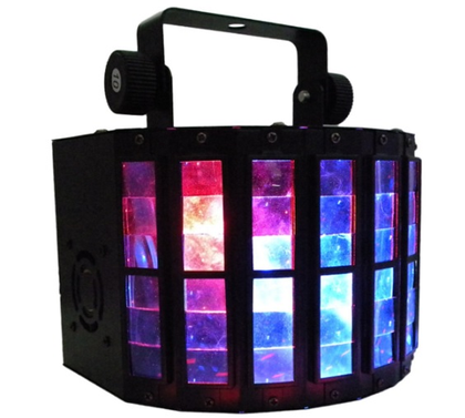 Lámpara LED (Derby) DMX, RGBW, Potencia 20W, Color Negro, SCHALTER S-DERBYBLACK