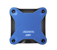 SSD Externo Durable SD600Q, Capacidad 240GB, Interfaz USB 3.1, Color Azul, Resistente a Golpes, ADATA ASD600Q-240GU31-CBL