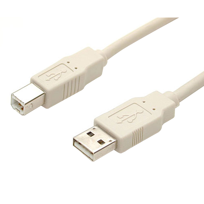 Cable USB 2.0 AB para impresora 3 mts — ZonaTecno