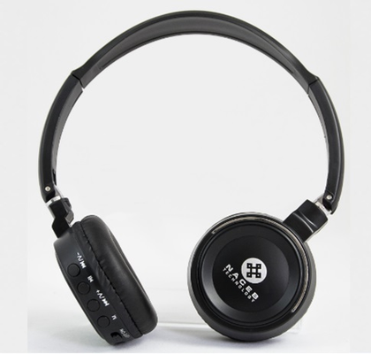 Audífonos, Inalámbricos (Bluetooth), Color Negro, Recargable, NACEB NA-433