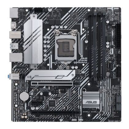 Tarjeta Madre (Mobo) B560M-A, LGA 1200 (11va y 10ma Generación), 4x DDR4, HD Audio, LAN Gigabit, USB 3.2, SATA 3.0, ATX, ASUS 90MB17A0-M0AAY0