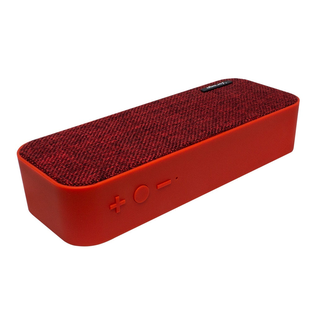 Bocina Portátil BSP-150, Bluetooth, Alámbrico/Inalámbrico, 2.0 Canales, 6W RMS, USB / Micro SD, Color Rojo, VORAGO BSP-150-RD