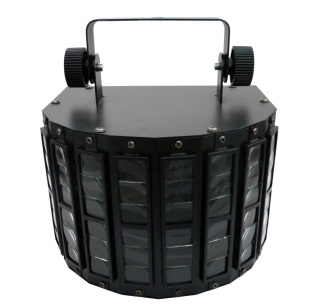 Lámpara LED (Derby) DMX, RGBW, Potencia 20W, Color Negro, SCHALTER S-DERBYBLACK