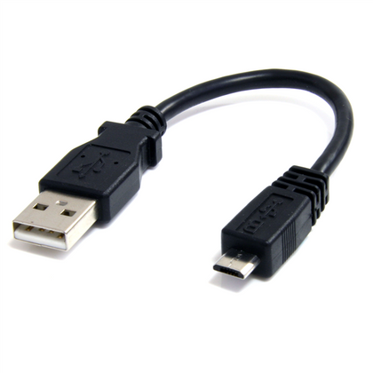 Cable Micro USB - USB (M-M), Longitud 0.15 Metros, STARTECH UUSBHAUB6IN