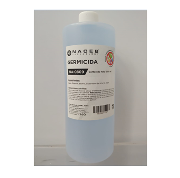 Germicida, Contenido 1,000 ml (Botella 1 Litro), NACEB NA-0809
