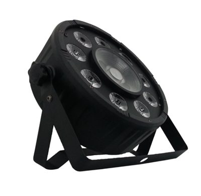 Lámpara LED (Cañon) DMX, RGB, Potencia 80W, Chasis de Metal, Color Negro, SCHALTER S-PARBIGEYE
