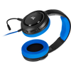 Audífonos con Micrófono Gamer HS35 Stereo, Alámbrico 3.5mm, Longitud del Cable 1.1 Metros, Color Negro / Azul, CORSAIR CA-9011196-NA