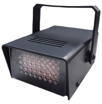 Lámpara LED (Estroboscópica Mini), RGBW, Potencia 3W, Chasis Color Negro, SCHALTER S-MINISTROBEWHITE