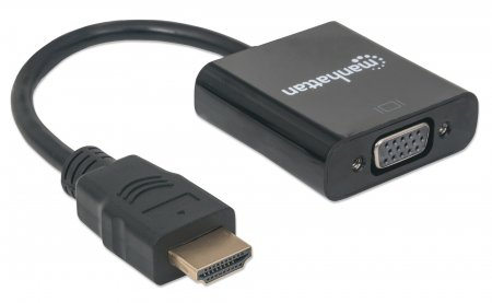 Adaptador de Video HDMI VGA M H MANHATTAN 151467 PCDomino