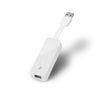 Adaptador USB - Ethernet, 10/100/1000  Mbps (Gigabit), Color Blanco, TP-LINK UE300
