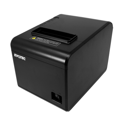 Impresora de Tickets Evotec (Mini Printer), Tipo de Impresión Térmica, 80mm, Cortador Automático, Alámbrica, USB/LAN, Color Negro, NACEB EV-3005
