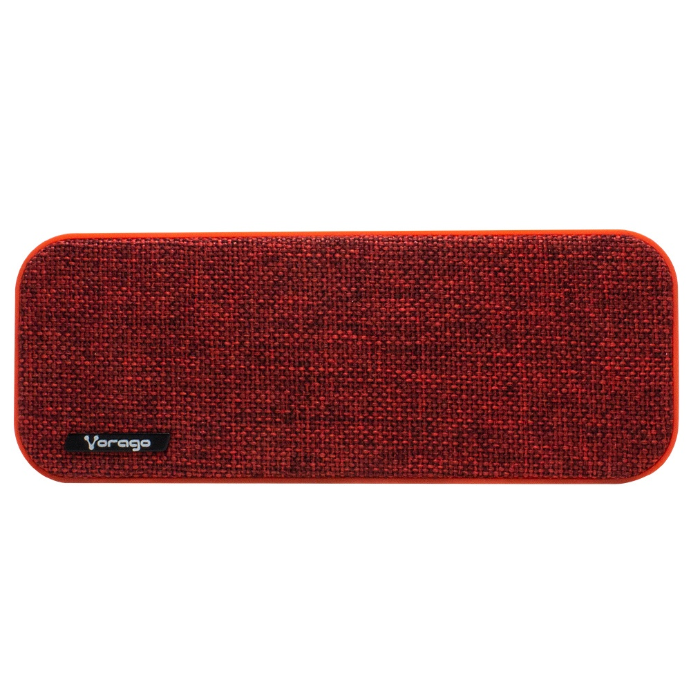Bocina Portátil BSP-150, Bluetooth, Alámbrico/Inalámbrico, 2.0 Canales, 6W RMS, USB / Micro SD, Color Rojo, VORAGO BSP-150-RD