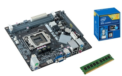 Kit de Actualización, Tarjeta Madre Socket 1151, Procesador Intel Celeron, Memoria RAM 4GB DDR4, SILVERMAX KIT_PCDOMCEL-1151