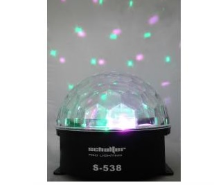 Lámpara LED (Disco Crystal Ball), RGB, Potencia 25W, Color Negro, SHCALTER S-538