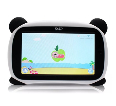 Tablet Kids Panda, CPU Quad Core, Wi-Fi, 2 Cámaras, Pantalla Multi-touch de 7
