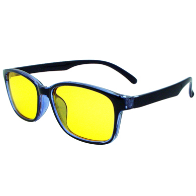Lentes Anti reflejantes (Anti radiación), Mica Amarilla, Color Negro Azul, BROBOTIX 302806