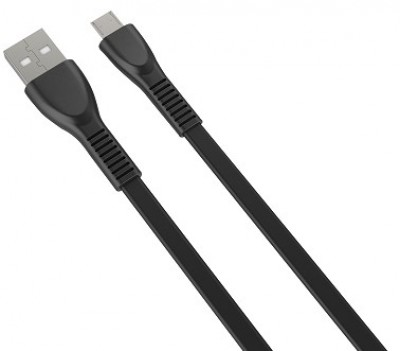 Cable de Datos Micro USB - USB (M-M), Longitud 1.0 Metros, Color Negro, NACEB NA-0103N