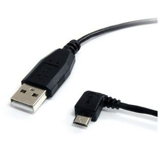 Cable Micro USB - USB (M- M), Color Negro, Longitud 1.8 Metros, En 