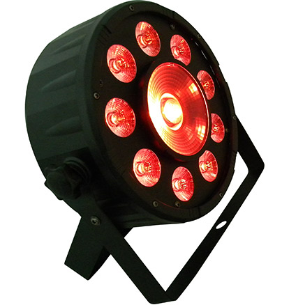 Lámpara LED (Cañon) DMX, RGB, Potencia 80W, Chasis de Plástico, Color Negro, SCHALTER S-039A
