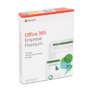 Microsoft Office 365 Empresas Premium , (1 Año de suscripción para 1 Usuario con 5 Dispositivos + 1TB en One Drive), MICROSOFT KLQ-00439
