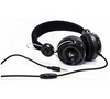 Audífonos Con Micrófono, Alámbricos (3.5 mm), Color Negro, Longitud del Cable 1.2 Metros, VORAGO HP-205-BK