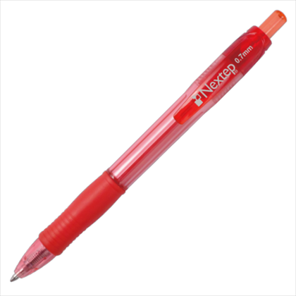 Bolígrafo de Gel, Retráctil, Mediano 0.7mm, Color Rojo, 1 Pieza, NEXTEP NE-062R
