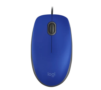 Ratón (Mouse) Óptico Modelo M110 Silent, Alámbrico (USB), Hasta 1000 DPI, Color Azul, LOGITECH 910-006662