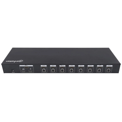 Switch KVM, 8 Puertos HDMI y 8 Puertos USB, Full HD, Juego de 8 Cables USB Incluidos, MANHATTAN 152785