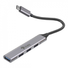 Adaptador USB (Hub), 4 Puertos 1 x USB 3.0, 3 x USB 2.0, Stylos STCBHUB42G