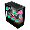 Gabinete BALAMRUSH Tank Super 9200 TB, Ventana RGB, Midi-Tower, ATX/Micro-ATX/ITX, USB 3.0/2.0, sin Fuente, 3 Ventiladores RGB Instalados, Color Negro, ACTECK BR-938723