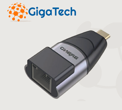 Adaptador de Red USB-C a Ethernet, 10/100/1000 Mbps (Gigabit), GIGATECH TC-RJ45