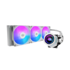 Sistema de Enfriamiento Líquido para CPU, MasterLiquid 360 Core II, ARGB, 360mm, 3 x 120mm, 650-1750RPM, Color Blanco, COOLER MASTER MLX-D36M-A18PA-RW