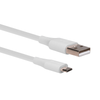 Cable USB-A a Micro-USB, 1 Metro, Color Blanco, VORAGO CAB-M01W