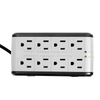 Regulador Modelo AVR-200, 1400VA/650W, 110-120V, 8 Contactos, Color Negro, VORAGO AVR-200