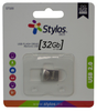 Memoria Flash USB 2.0, STMUS41S, Capacidad 32GB, Carcasa Metálica, STYLOS STMUS41S
