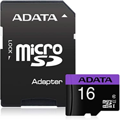 Memoria MicroSDHC  16GB, Clase 10, UHS-I, C/Adaptador ADATA SDUHS10/16G